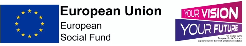 ESF logo and YVYF logo Landscape